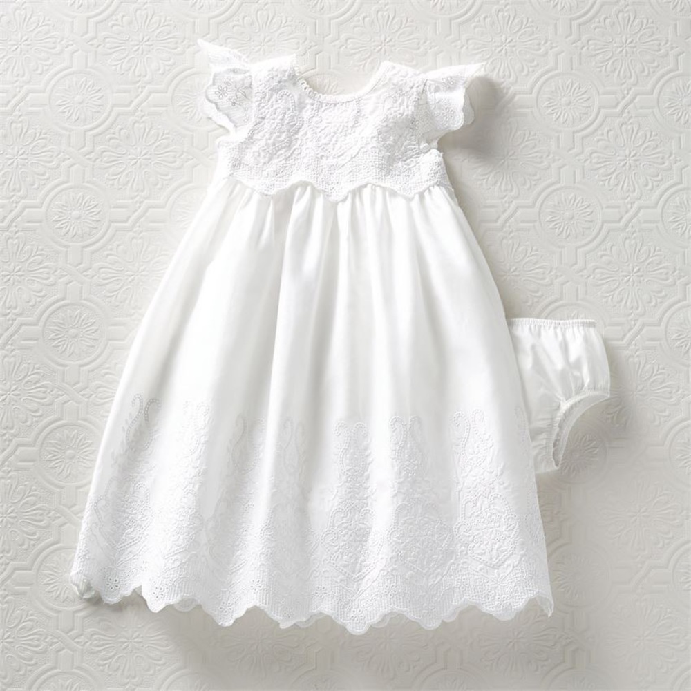 NWT Mud Pie Eyelet Christening Gown - 0-6 mo